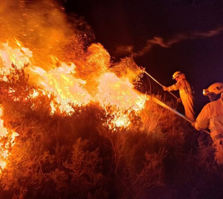 Diecisiete incendios este lunes en Cantabria con un tercer detenido por ello