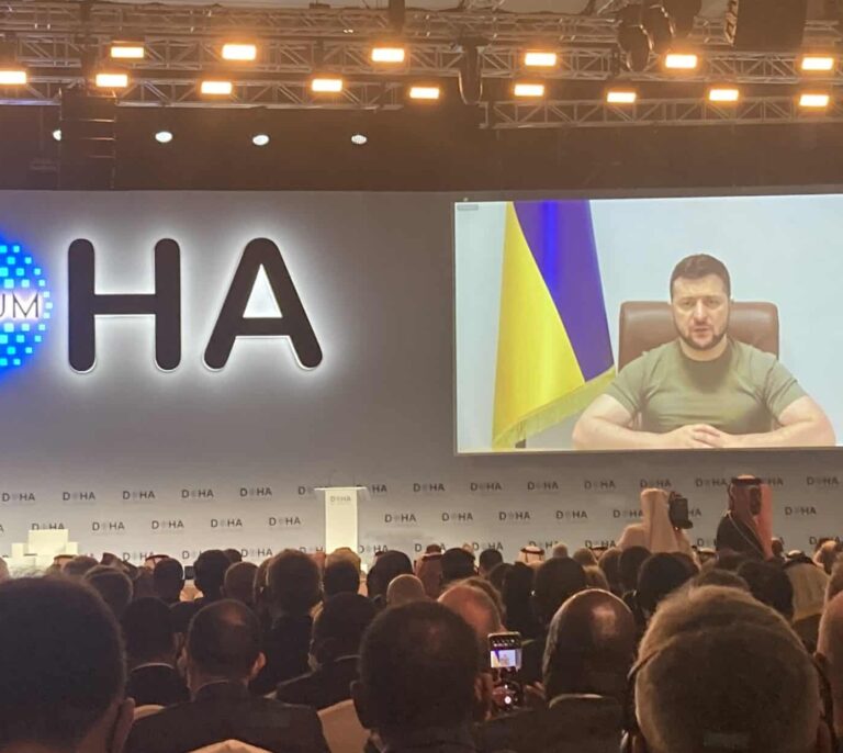 Zelensky se dirige ahora a Qatar: "Aumenten la producción de energía para que Rusia no chantajee al mundo"