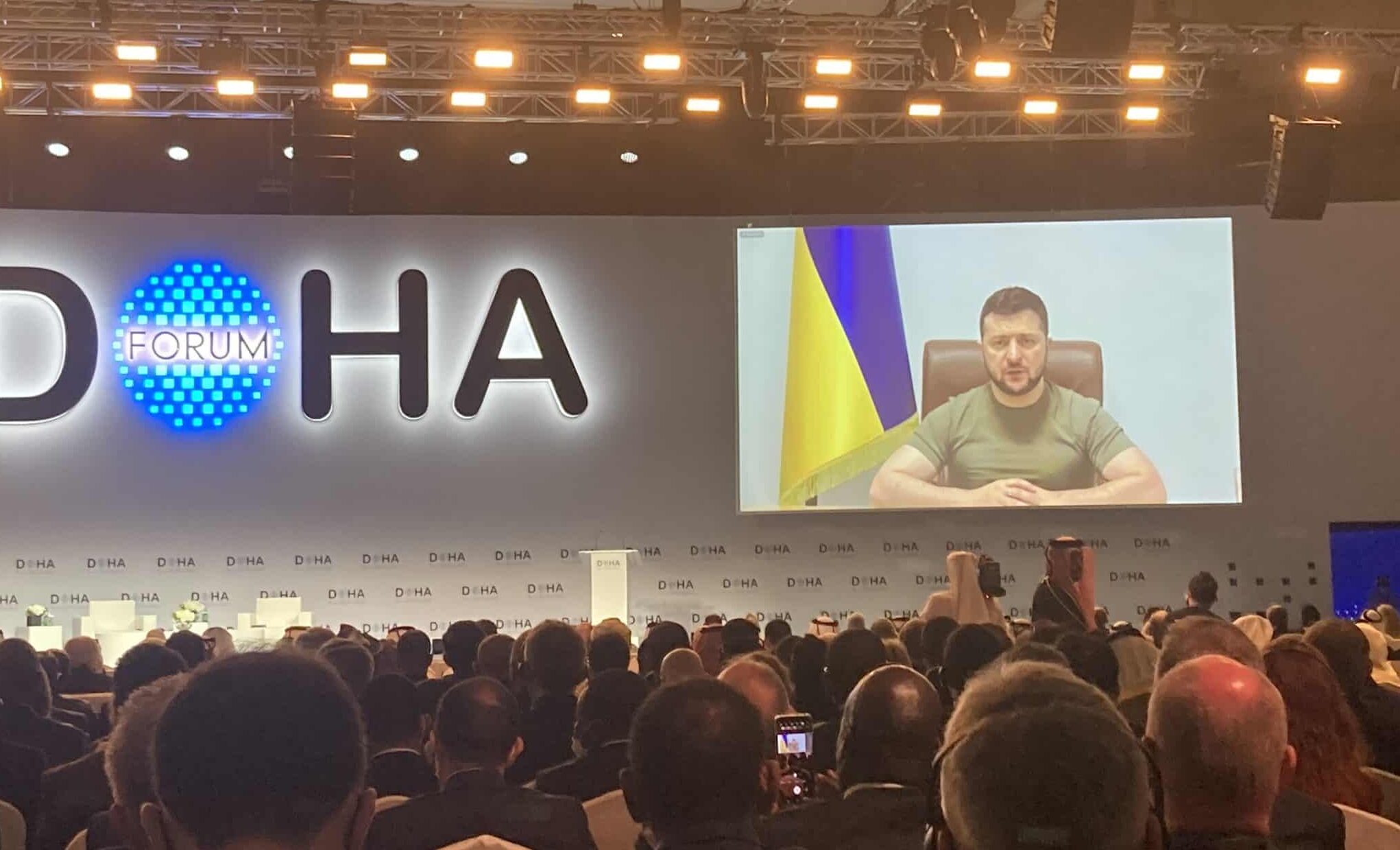 Zelensky se dirige ahora a Qatar: "Aumenten la producción de energía para que Rusia no chantajee al mundo"