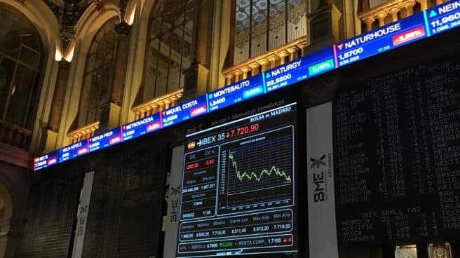 Panel del Ibex 35 Panel del Ibex 35 en la sesión del 4 de marzo