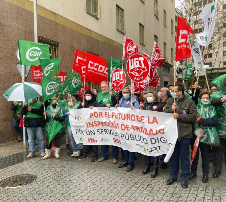 Los inspectores de trabajo abren el frente de huelgas en el sector público