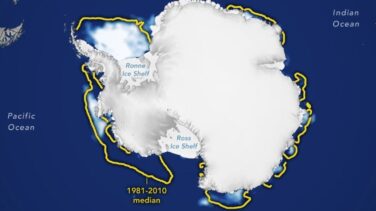 Una plataforma de hielo de más de 1.200 Km2 colapsa en la Antártida