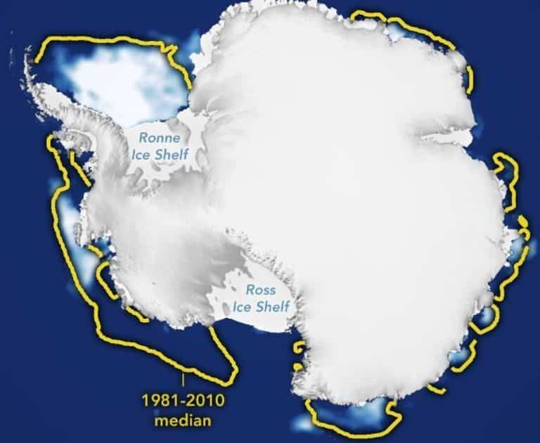 Una plataforma de hielo de más de 1.200 Km2 colapsa en la Antártida