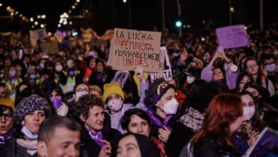 ¿Por qué fueron las feministas divididas a la manifestación del 8-M?