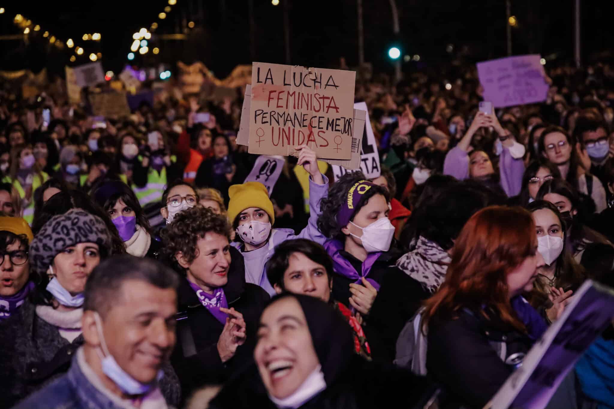 ¿Por qué fueron las feministas divididas a la manifestación del 8-M?