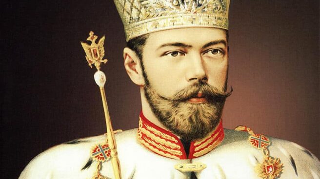El zar Nicolás II de Rusia