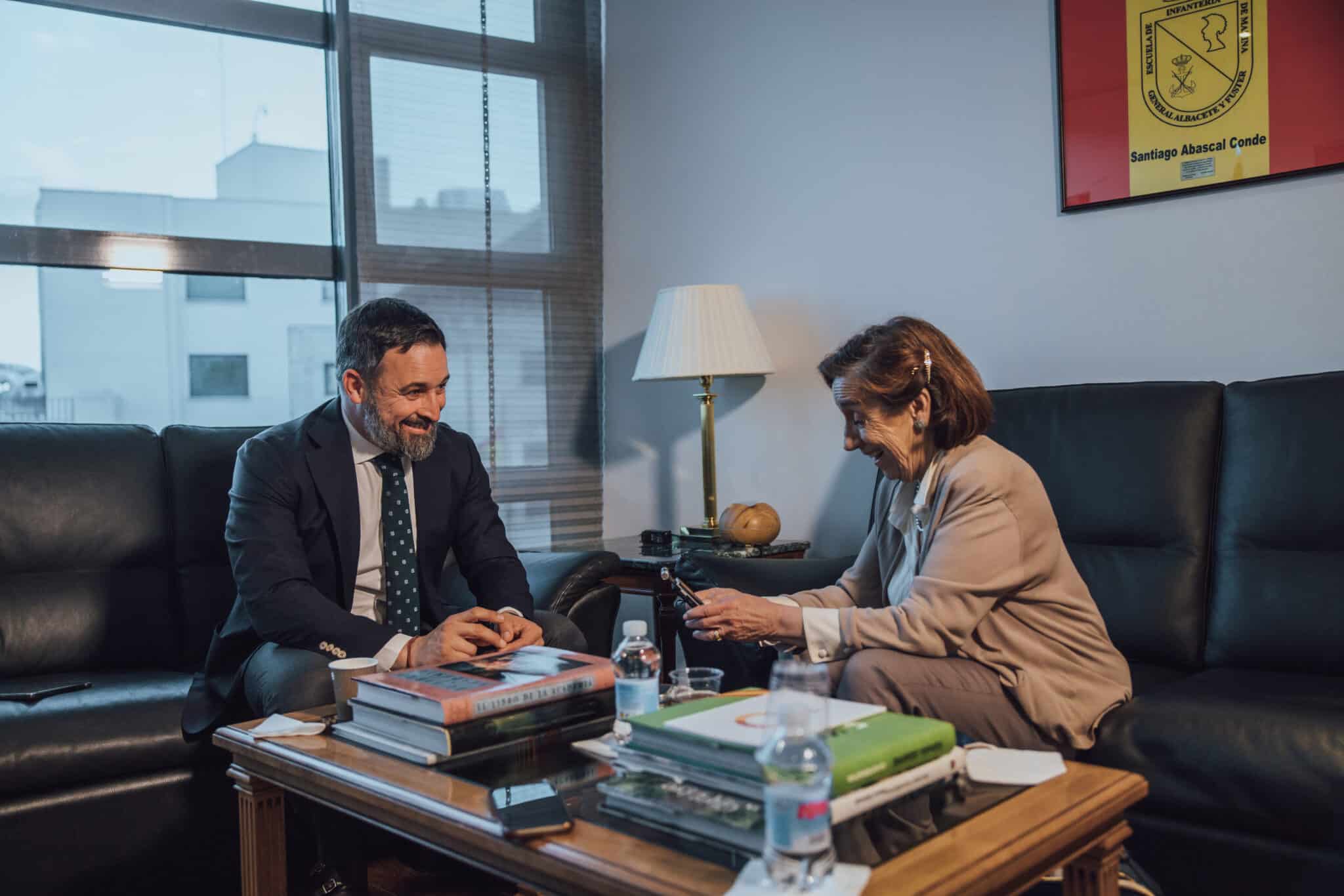 Santiago Abascal, líder de Vox, entrevistado por Victoria Prego