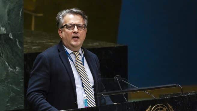 El embajador de Ucrania ante la ONU, Sergiy Kyslytsya.