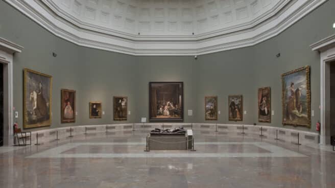 Sección dedicada al pintor Velazquez en el Museo del Prado