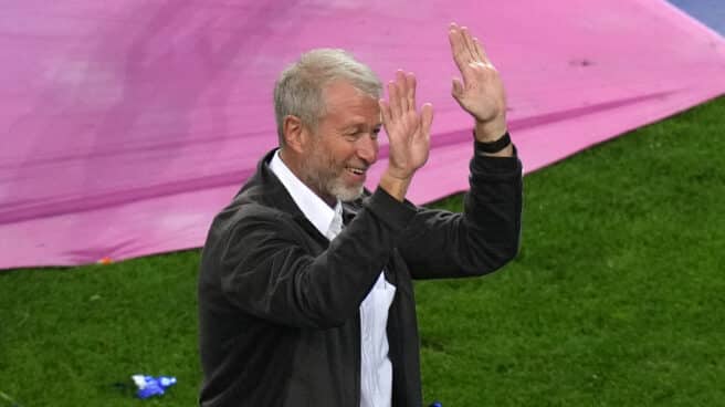 Roman Abramovich celebra la Champions League conseguida por el Chelsea en la última edición del torneo