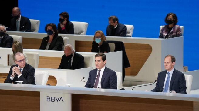 bbva El consejo de administración de BBVA en su junta de accionistas