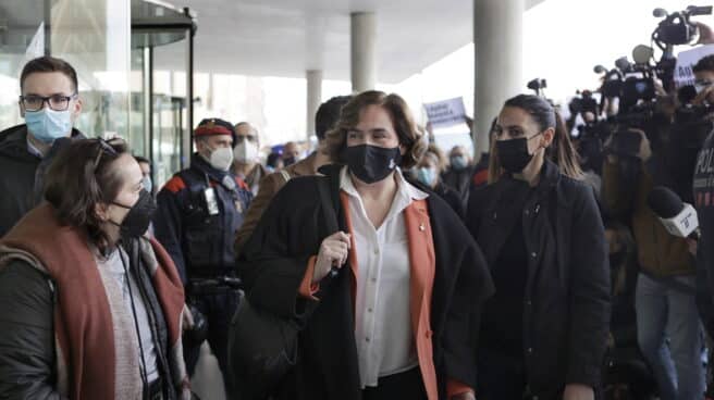 Ada Colau sale de los Juzgados de Barcelona. Ada Colau sale de los Juzgados de Barcelona.