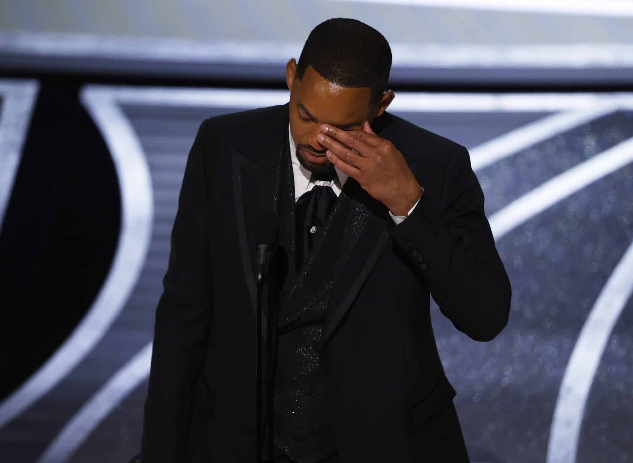 Will Smith en los Premios Óscar 2022, tras abofetear a Chris Rock