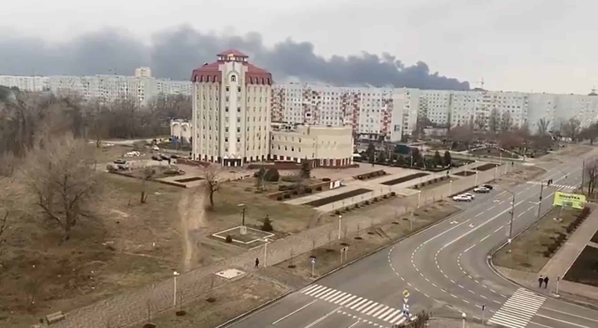 Energodar, la localidad en la que se ubica la central nuclear de Zaporiyia, la mayor central nuclear de Europa.