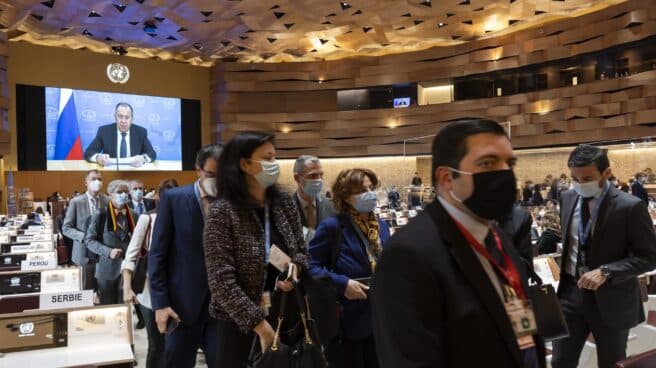 Diplomáticos y embajadores se marchan de la reunión de la ONU mientras interviene Rusia.