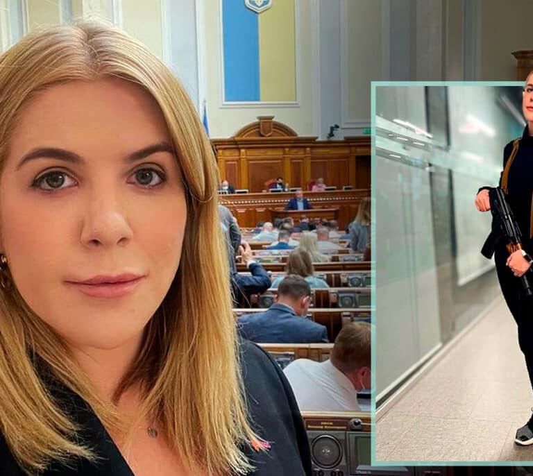 La diputada ucraniana que cambió el Parlamento por las armas: "Prefiero luchar a lamentarme durante años"