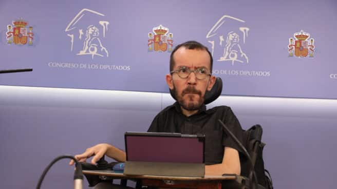 El portavoz de Unidas Podemos en el Congreso, Pablo Echenique.