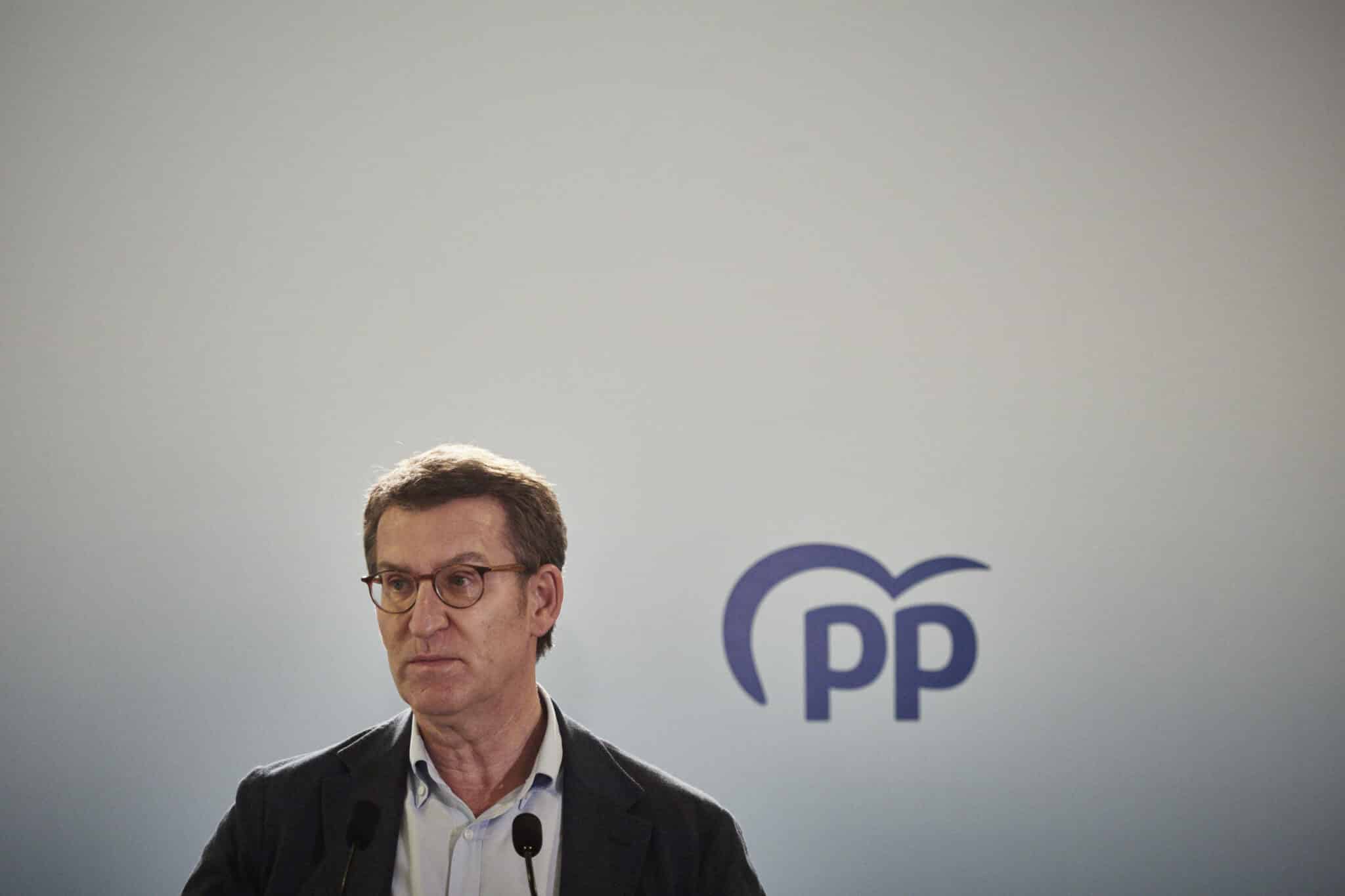 El candidato a la presidencia del Partido Popular, Alberto Núñez Feijóo.