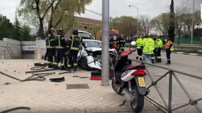 Accidente de tráfico en Méndez Álvaro
