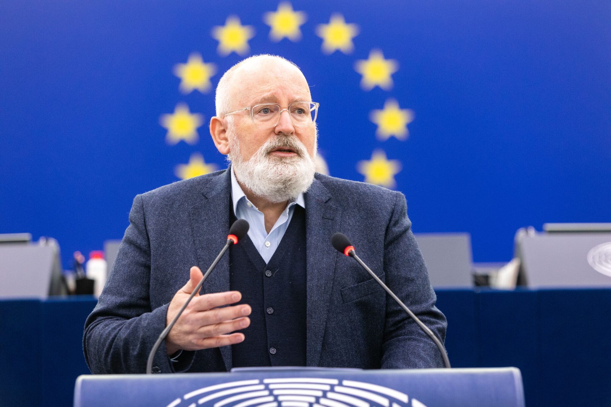 El vicepresidente de la Comisión Europea, Frans Timmermans.