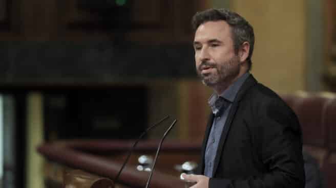 El diputado de Ciudadanos Guillermo Díaz en el Congreso de los Diputados.