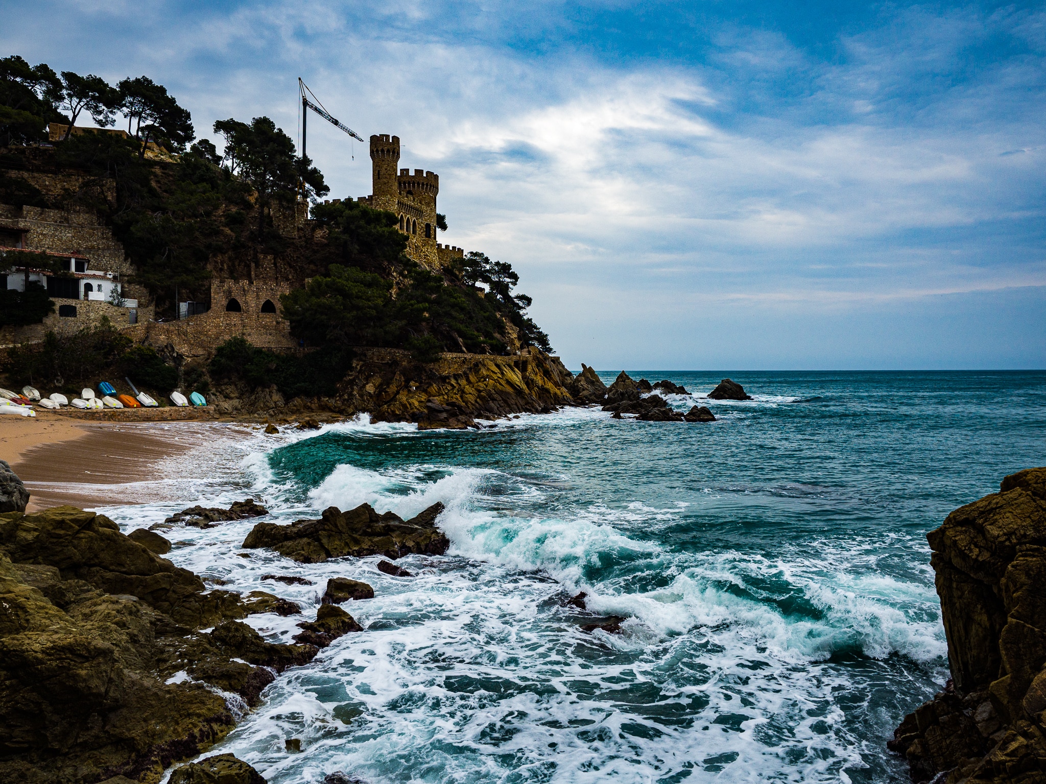 Cala en Lloret de Mar (Girona)