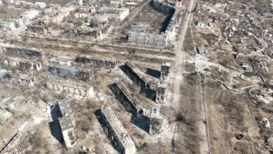 Un dron registra desde el aire la destrucción total de Mariúpol