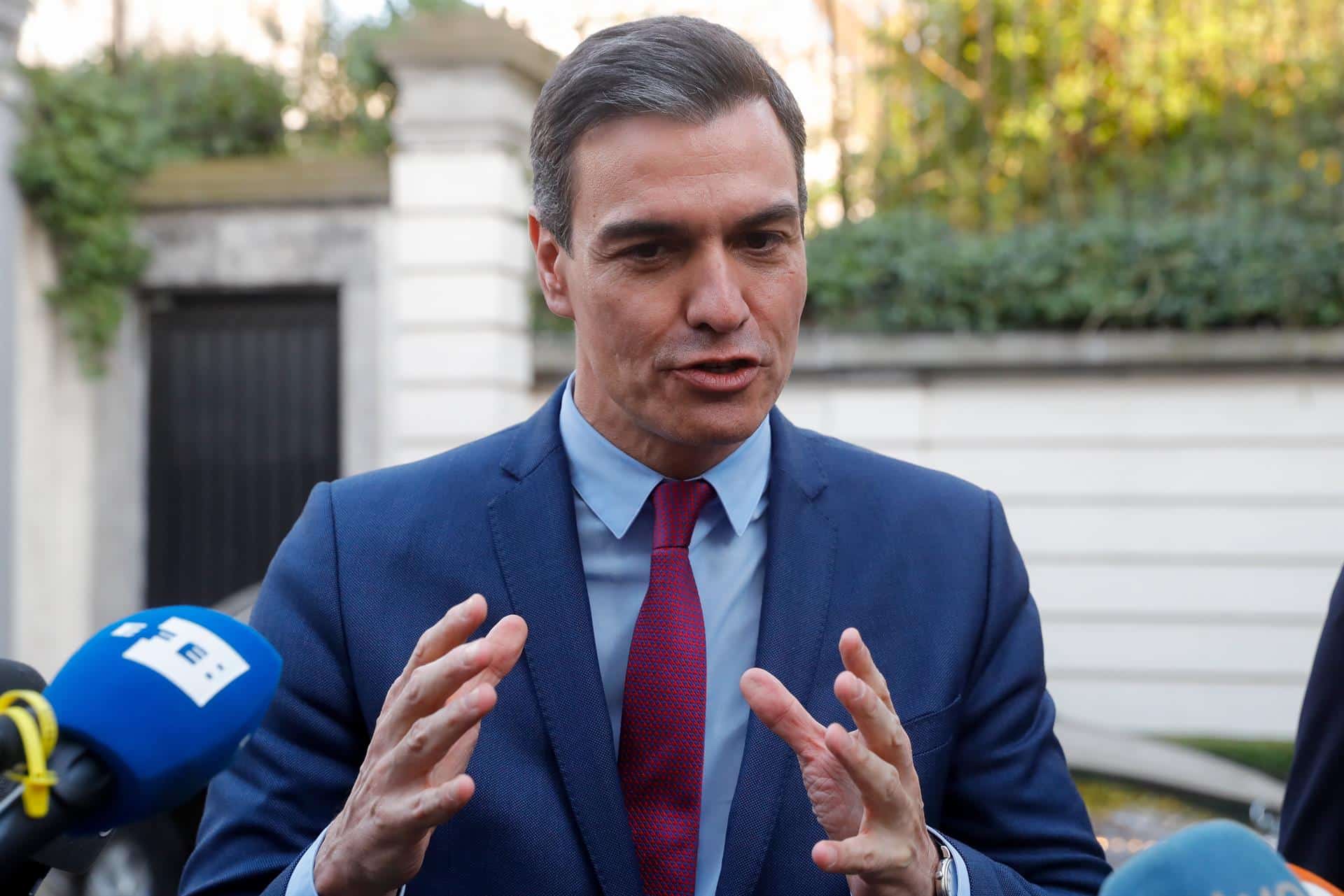 Pedro Sánchez, en Bruselas.