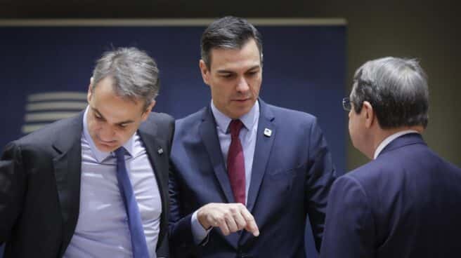 Pedro Sánchez, en el Consejo Europeo. Pedro Sánchez, en el Consejo Europeo.