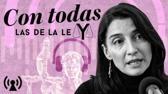 Pilar Llop en el podcast "Con todas las de la ley" Imagen de Pilar Llop en la primera entrega del Podcast "Con todas las de la Ley" conducido por Carmen Lucas-Torres