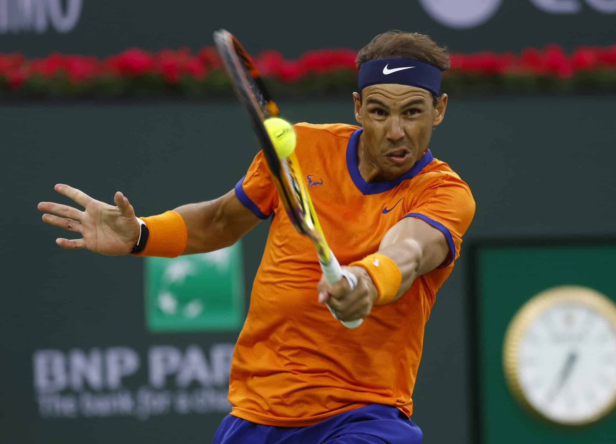 Rafa Nadal en la final de Indian Wells