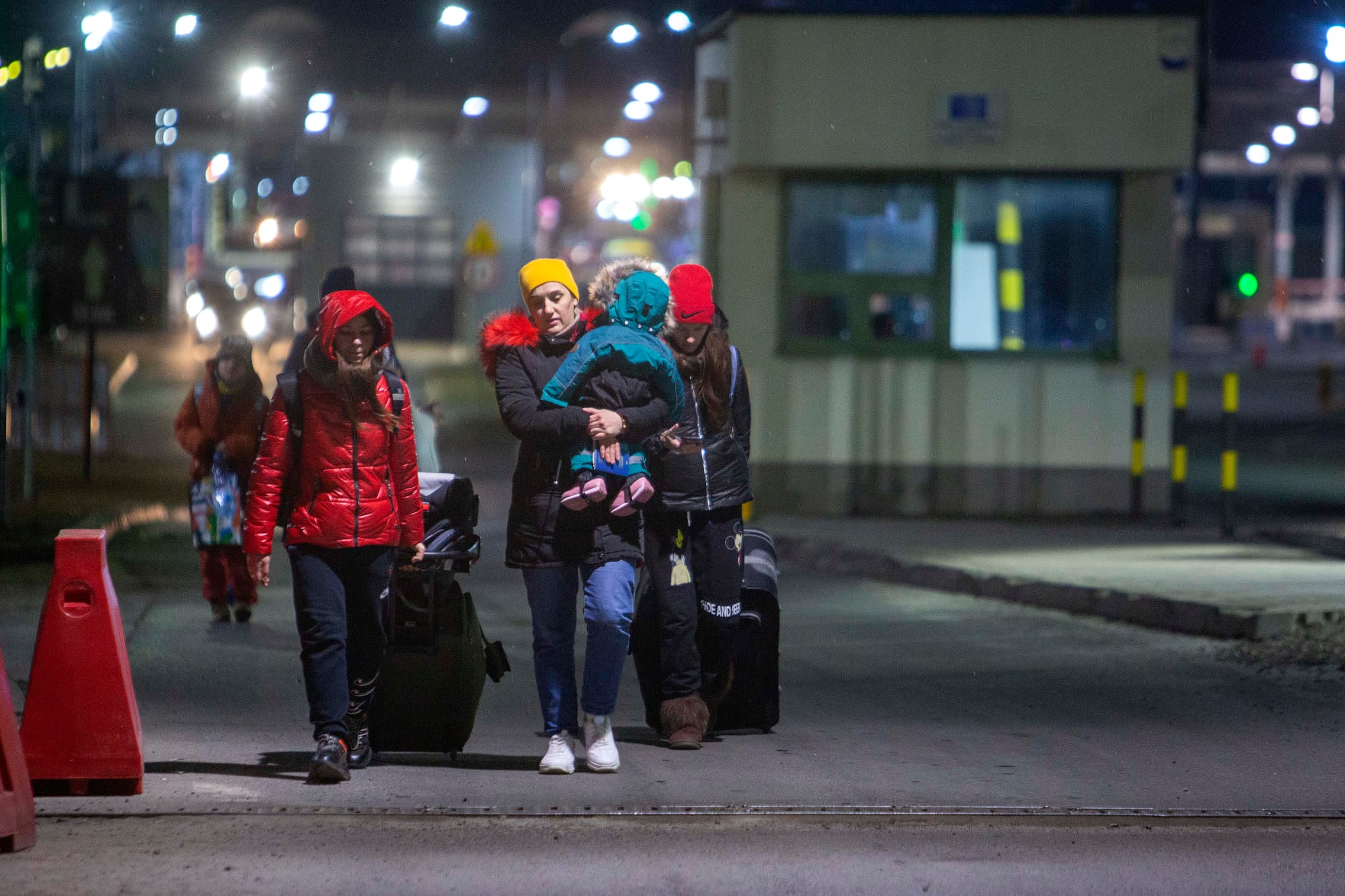 Refugiados ucranianos en Pzremysl, Polonia