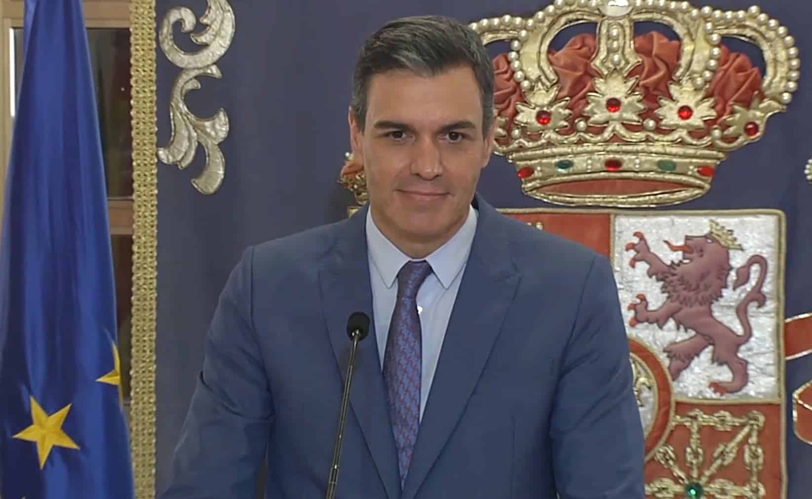 El presidente del Gobierno, Pedro Sánchez, en su visita a Ceuta