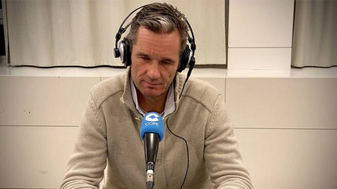 Iñaki Urdangarin, en la cadena Cope. Iñaki Urdangarin, en la cadena Cope.