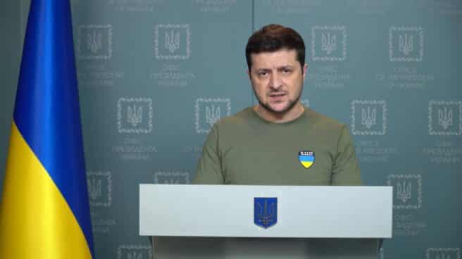 El presidente de Ucrania, Volodymyr Zelensky.
