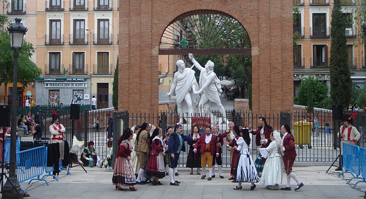 Plaza de 2 de mayo en Madrid, Día de la Comunidad de Madrid