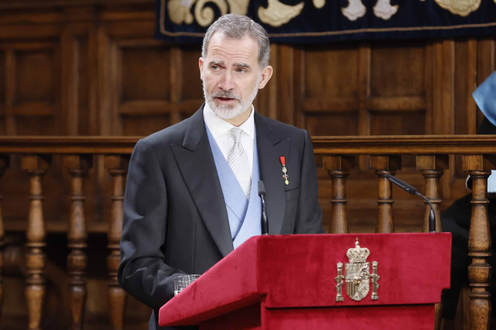Discurso del Rey Felipe VI en la entrega del Premio Cervantes 2022
