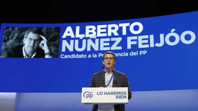 Alberto Núñez Feijóo, en el Congreso de Sevilla. Alberto Núñez Feijóo, en el Congreso de Sevilla.