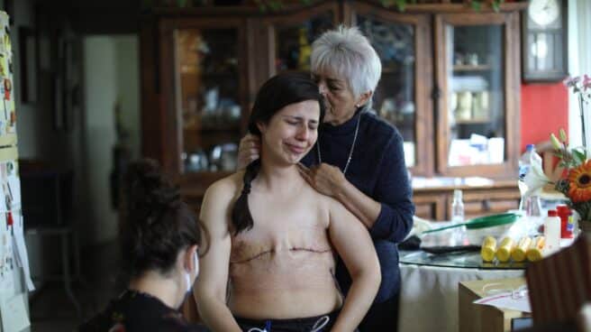 Sandra Monroy, en la fotografía premiada de Sáshenka Gutiérrez (Agencia Efe).