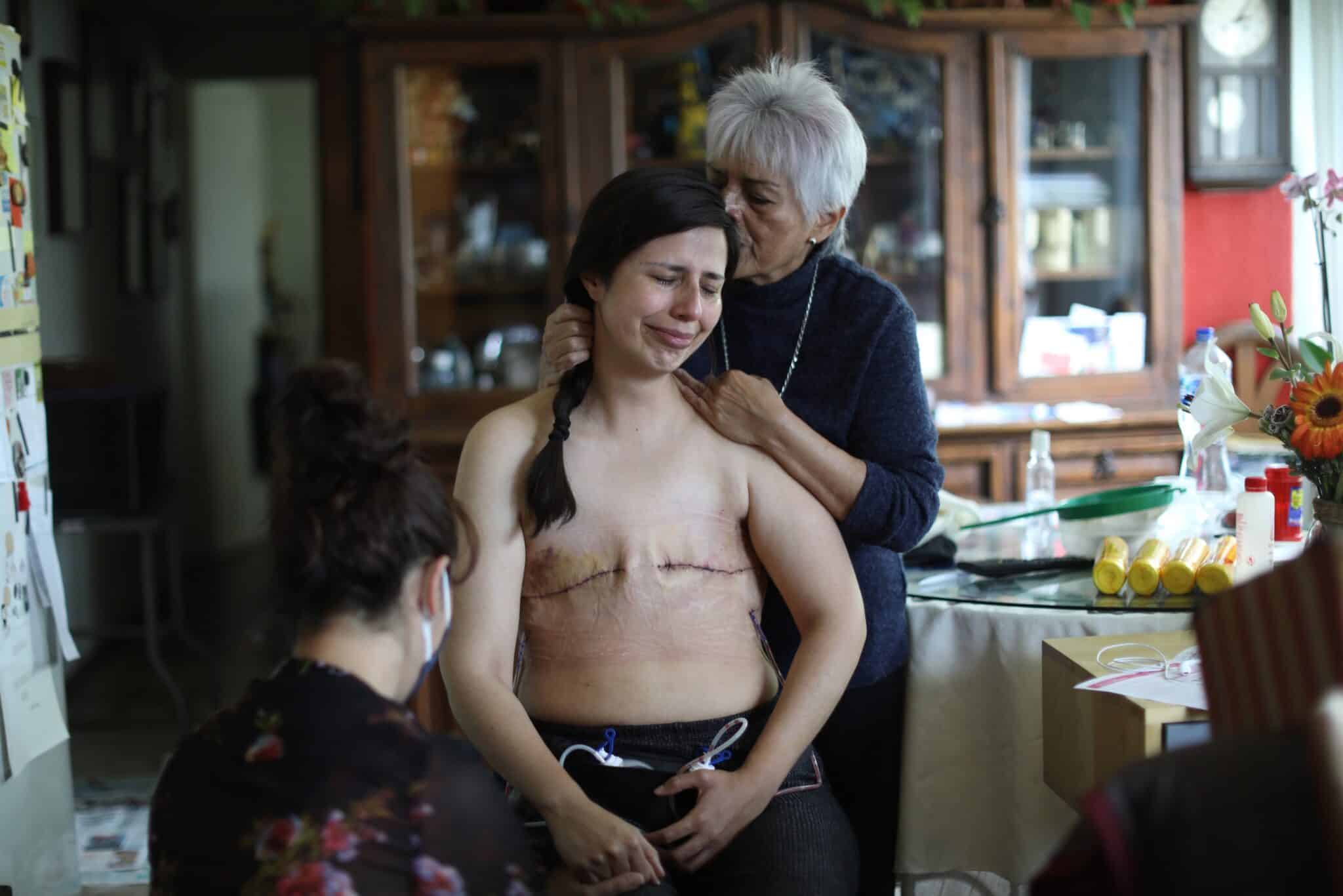 Sandra Monroy, en la fotografía premiada de Sáshenka Gutiérrez (Agencia Efe).