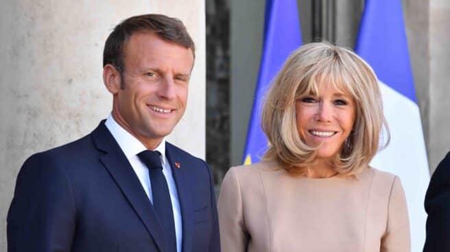 Emmanuel y Brigitte Madron, la pareja presidencial de Francia