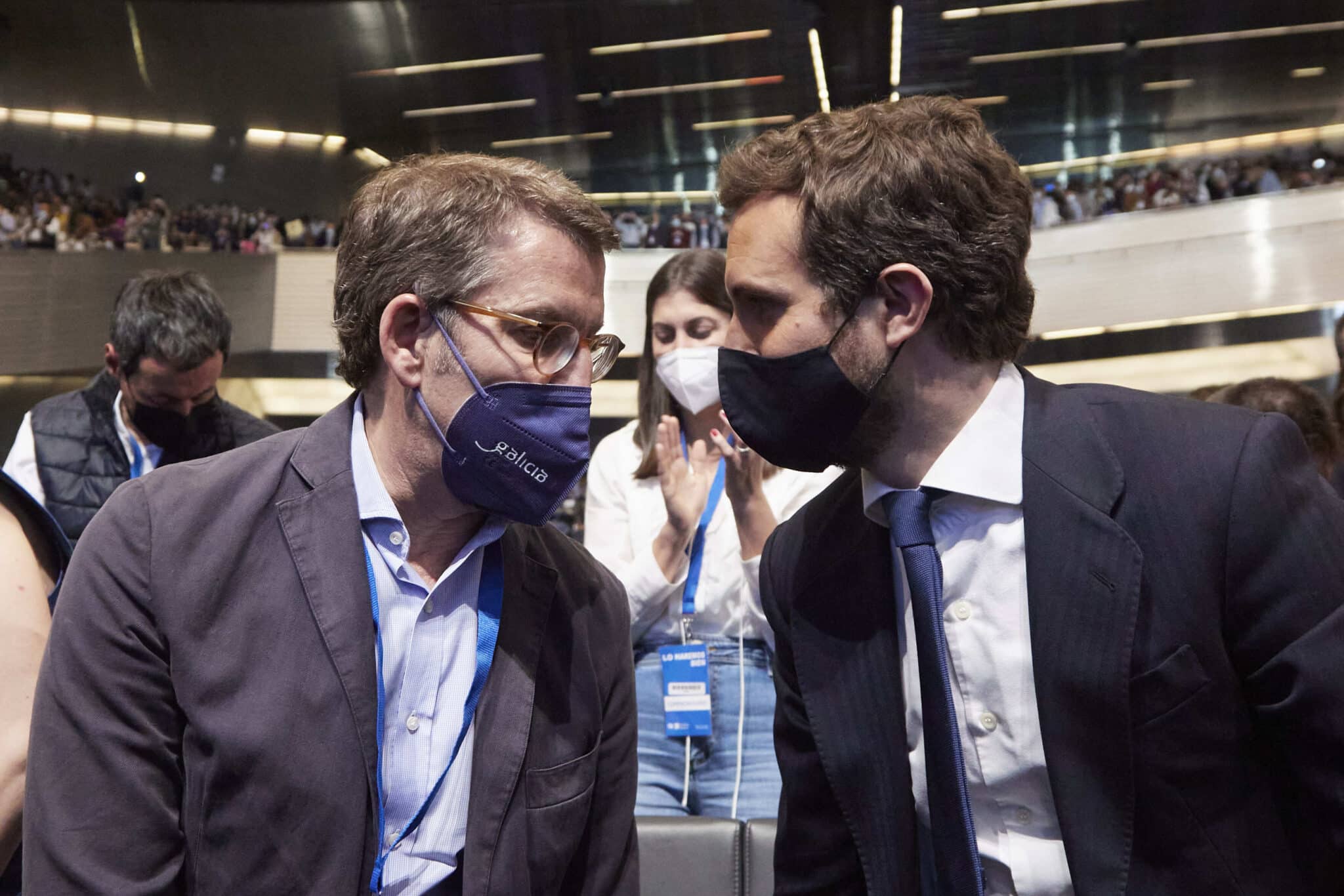 Feijóo y Casado, en Sevilla.