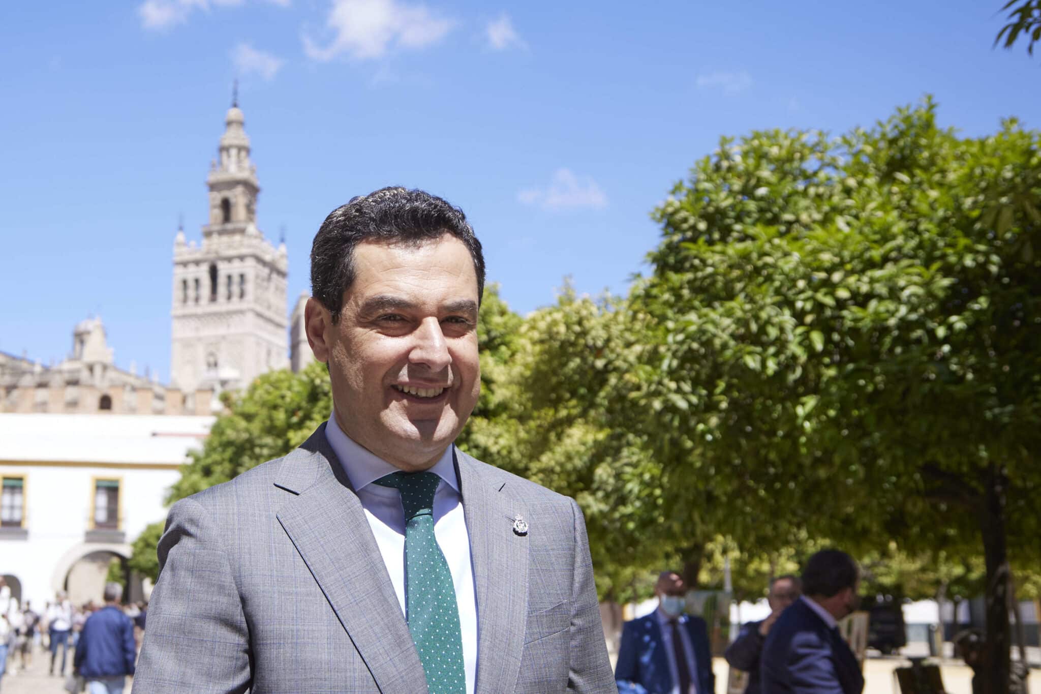 Juan Manuel Moreno Bonilla, en Sevilla.