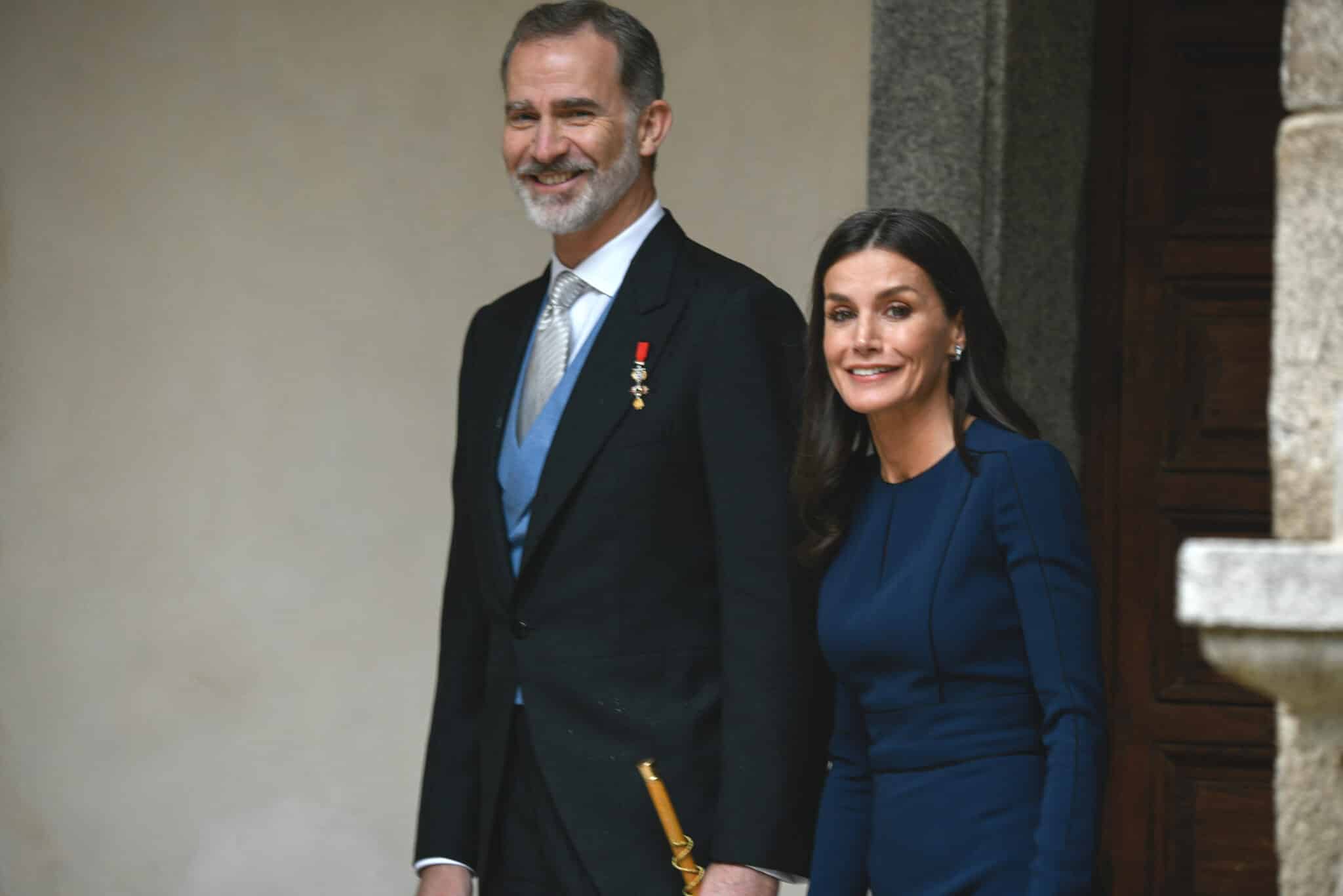 Los reyes Felipe y Letizia en la entrega del Cervantes