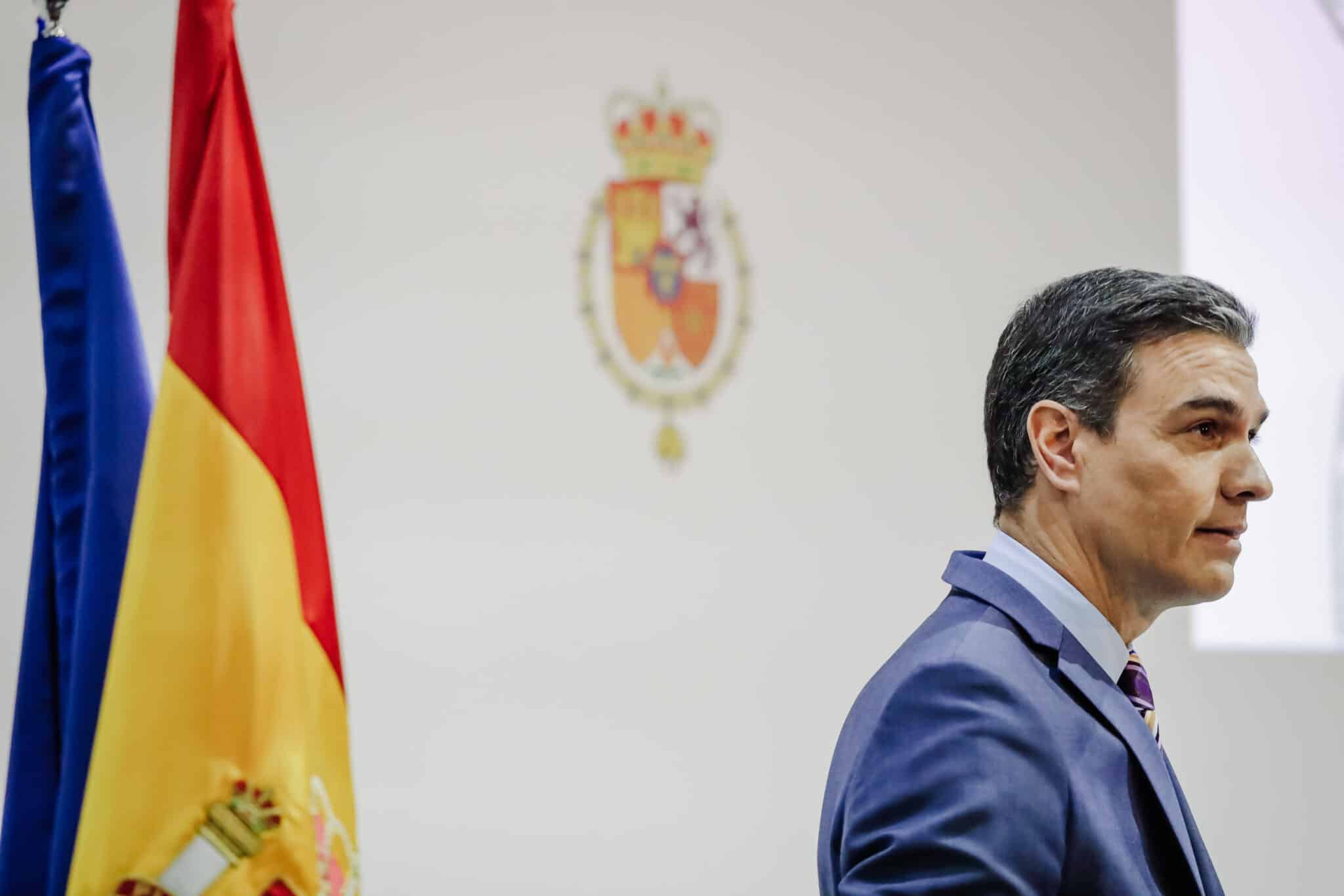 El presidente del Gobierno, Pedro Sánchez, en la VIII Edición de los Premios Cepyme, en Madrid.