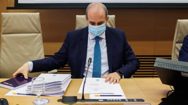 El director general de la Policía comparece en la Comisión de Interior del Congreso El director general de la Policía, Francisco Pardo Piqueras, este martes en el Congreso.