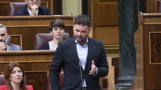 Gabriel Rufián, en el Congreso.