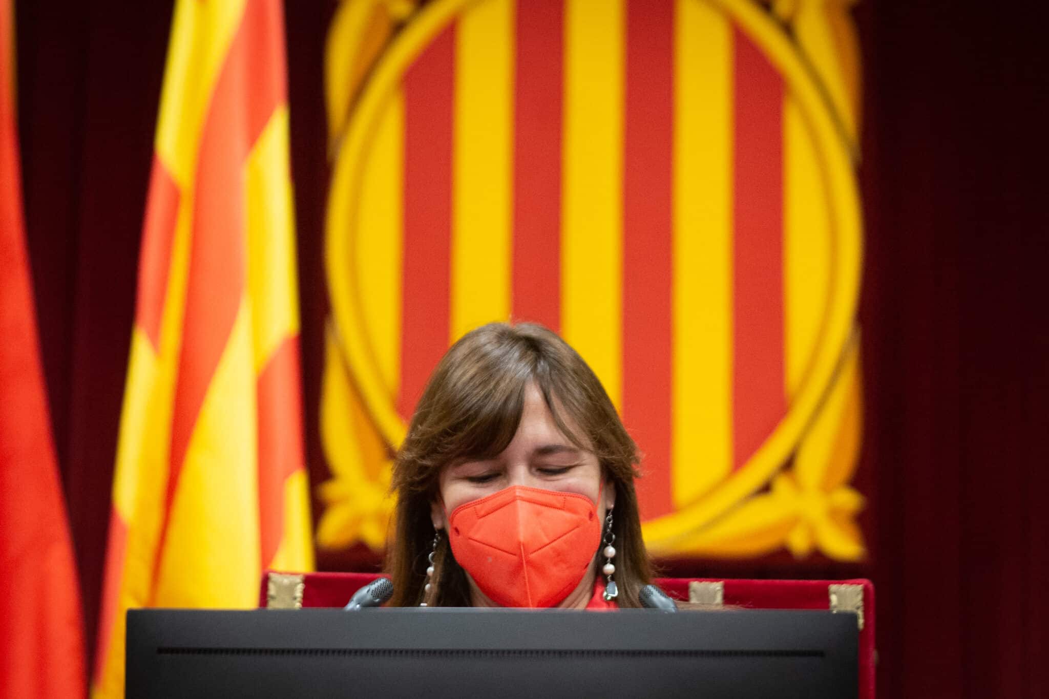 La presidenta del Parlament, Laura Borràs