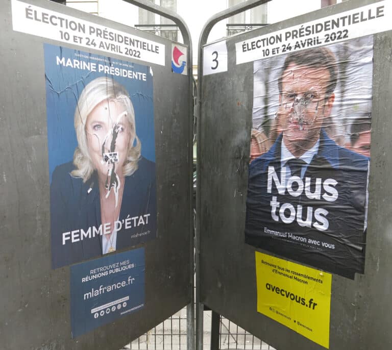 Macron y Marine Le Pen competirán por la Presidencia francesa, según los sondeos