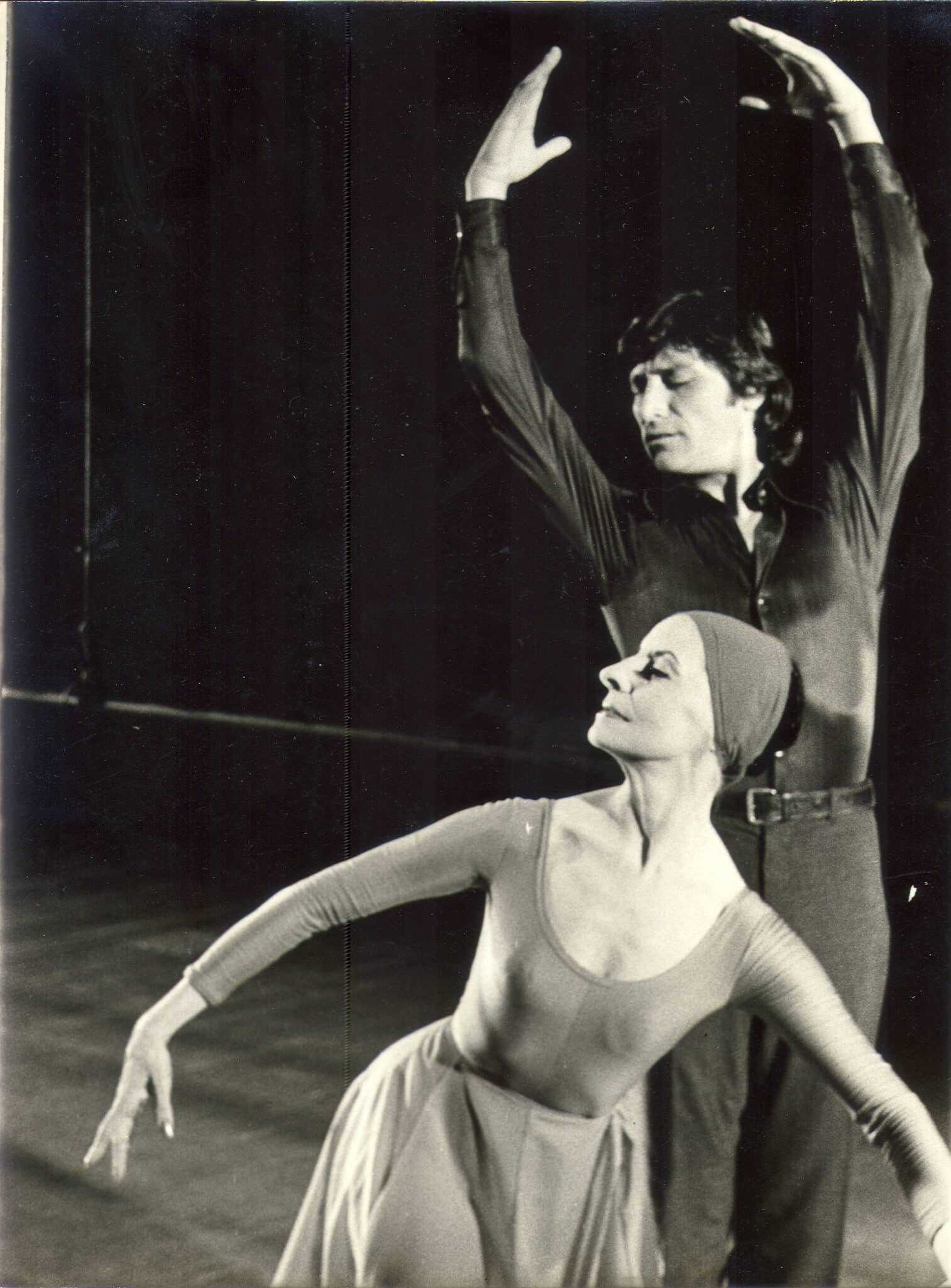 Antonio Gades y Alicia Alonso bailando Ad Libitum en 1978